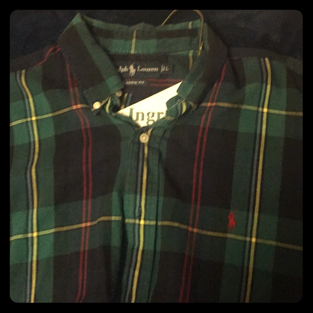 Polo short sleeved button down